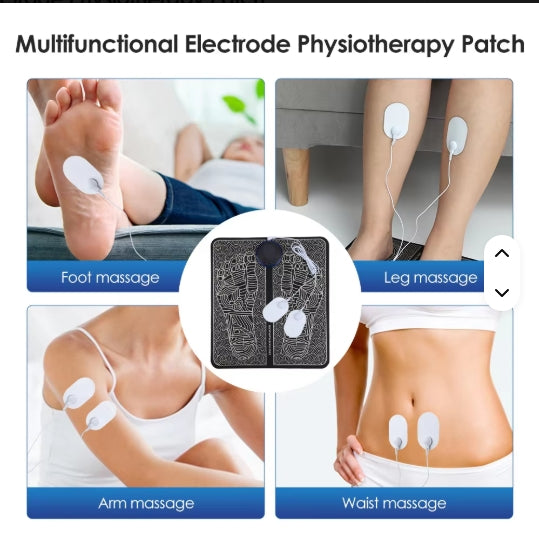 Masseur de pieds électrique à bras pliable à usage domestique EMS